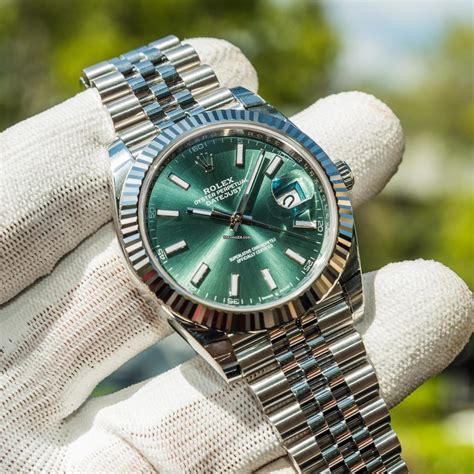 datejust green dial rolex|Rolex 41mm Datejust mint dial.